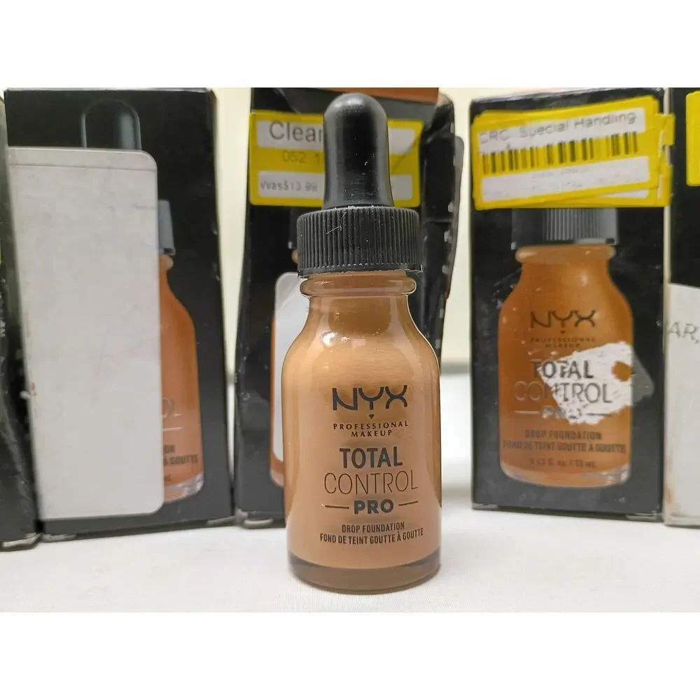 NYX Total Control Pro Drop Foundation - Camel - 5 Pack - New